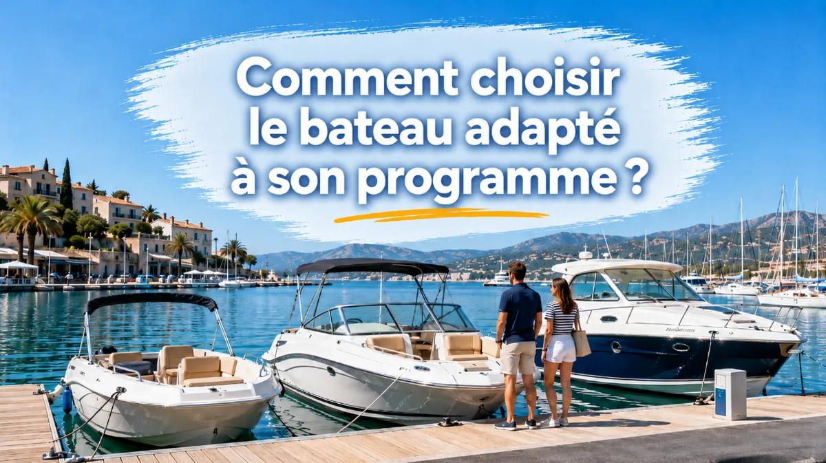5/6 Comment choisir le bateau adapté à son programme ?