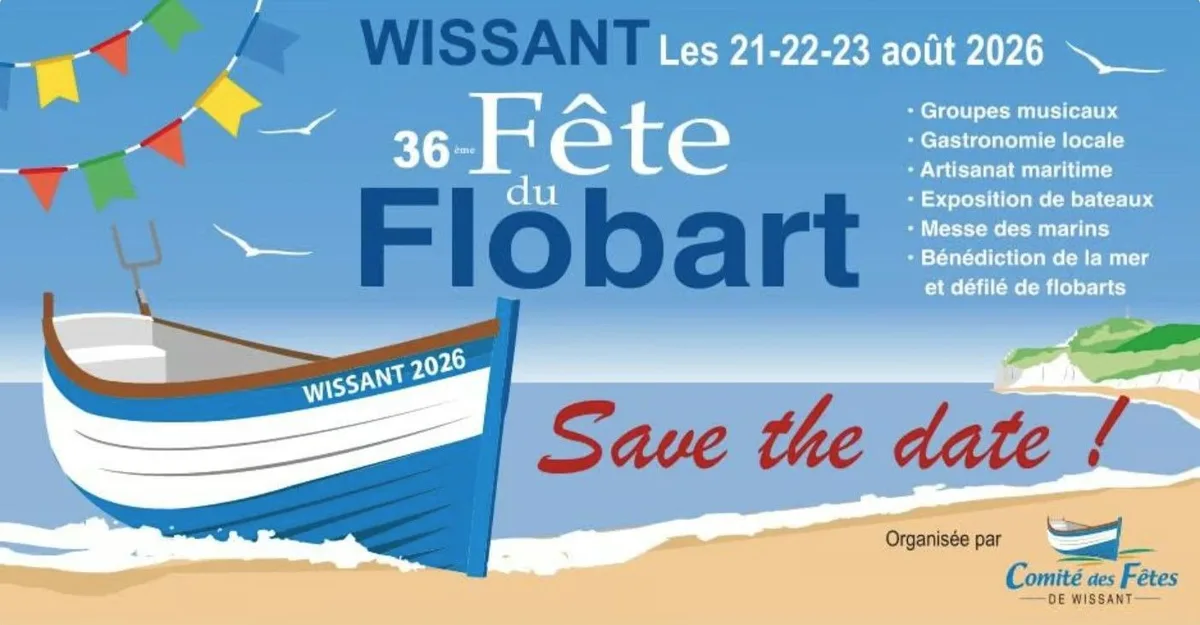 21-23 Août - La Fête du Flobart 2026 célèbre le patrimoine maritime vivant de la Côte d'Opale à Wissant