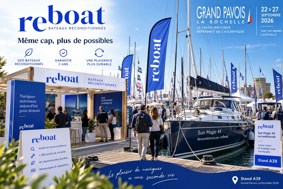 Grand Pavois 2026 : Reboat veut installer le bateau reconditionné entre le neuf et l’occasion