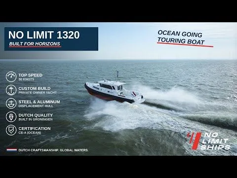 Video No Limit 1320 : un yacht d’exploration de 13 mètres taillé pour le grand voyage