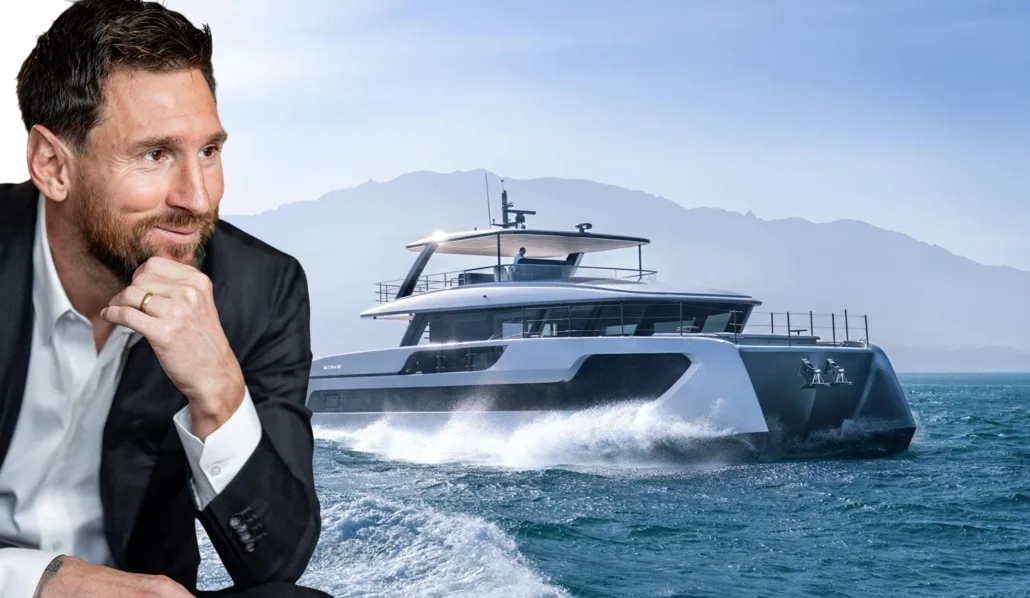Lionel Messi commande un Sunreef Ultima 88 : un catamaran de luxe de 27 mètres pour la star du football
