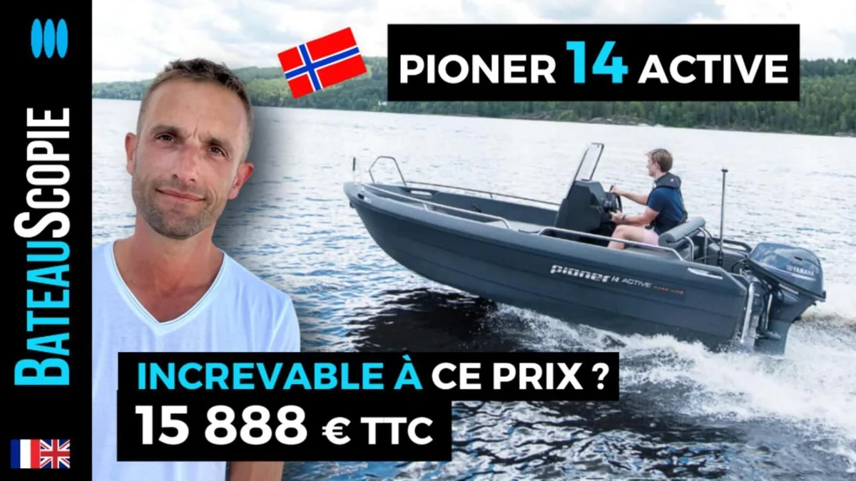 Pioner 14 Active : un bateau à moteur norvégien presque increvable, à moins de 16 000 euros TTC