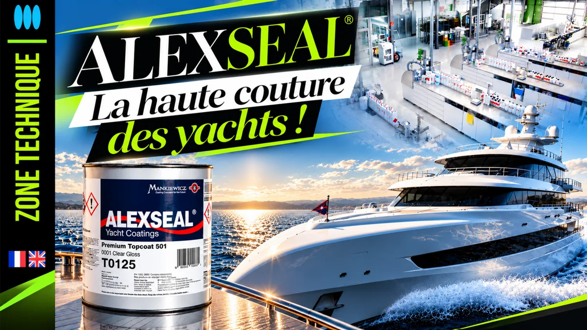Alexseal : les secrets d’une peinture de yacht inspirée de l’aéronautique
