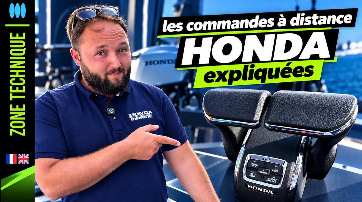 Commandes à distance Honda Marine : comprendre les fonctions des manettes de gaz électriques
